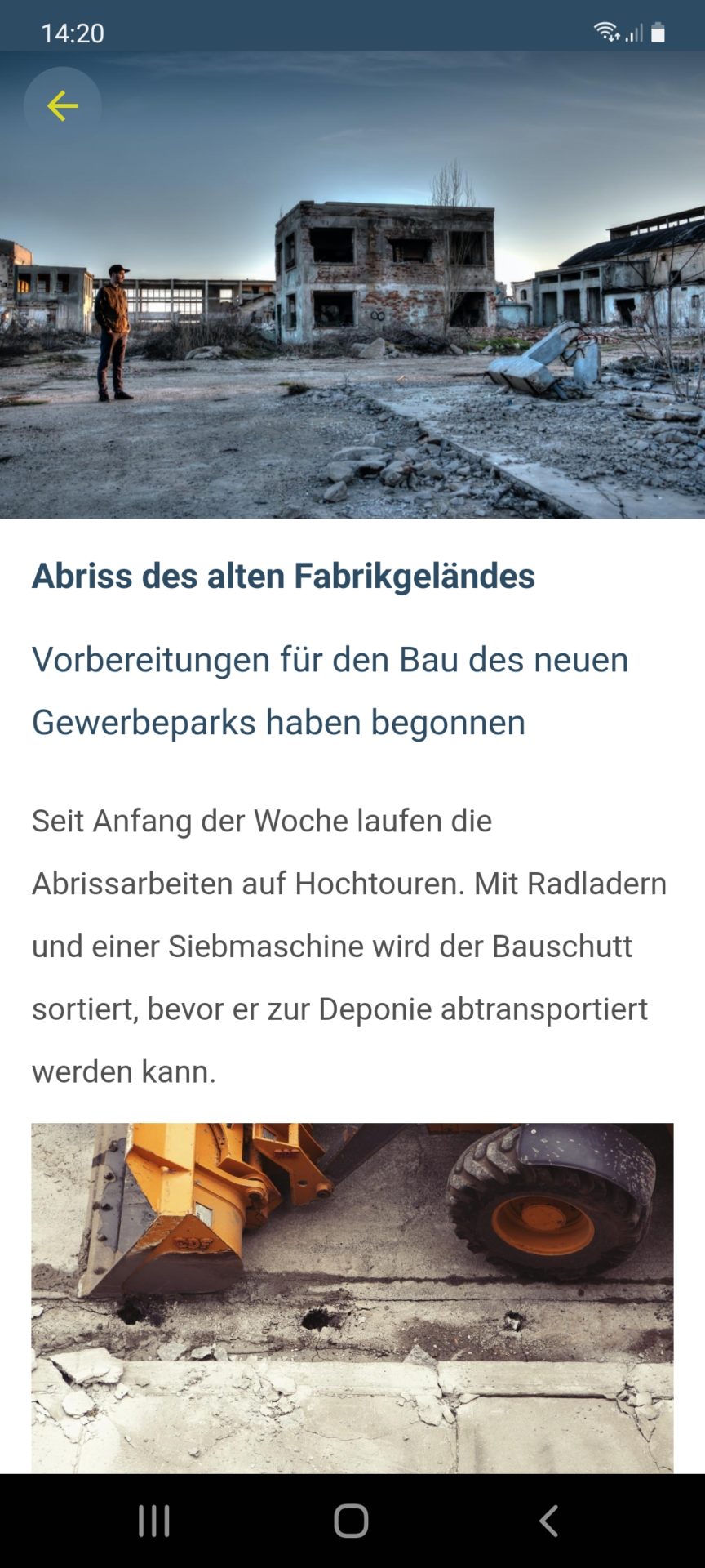 Detailansicht eines Beitrags bei Muni